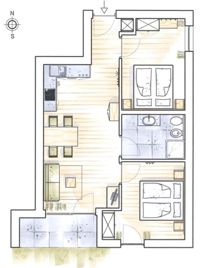 Ariala Apartments Falzes Luaran gambar